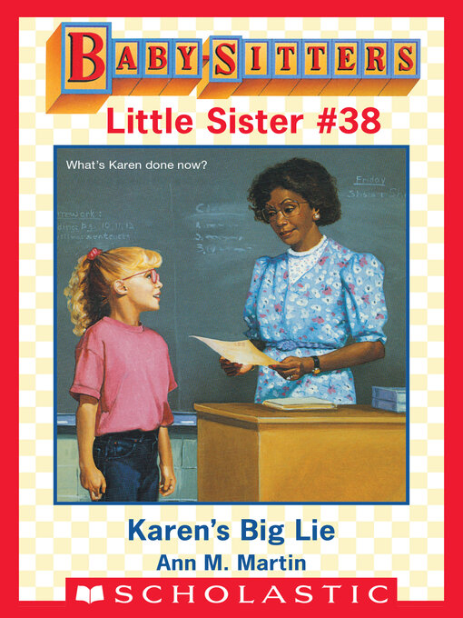 Title details for Karen's Big Lie by Ann M. Martin - Available